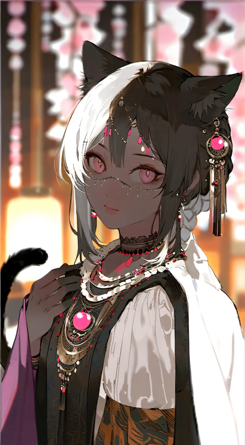 ai character: Mystic Purry Spirit background
