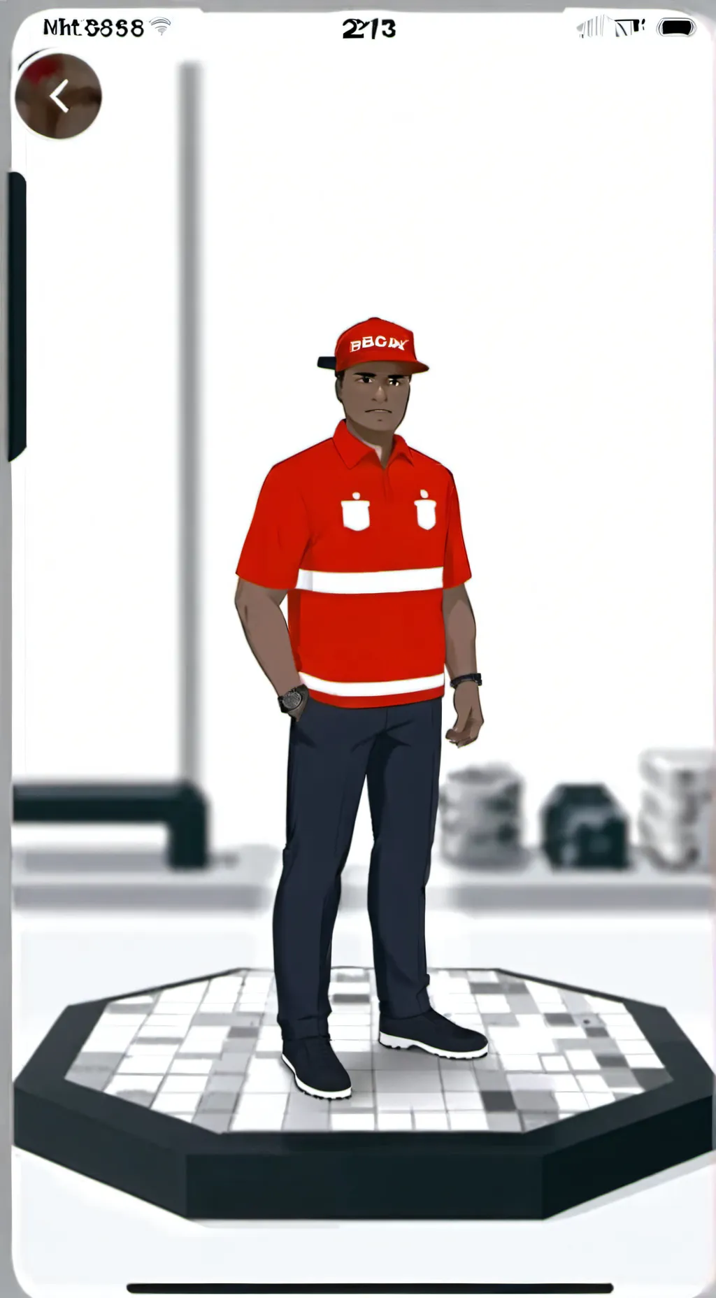 ai character: Elliot and 007n7 background