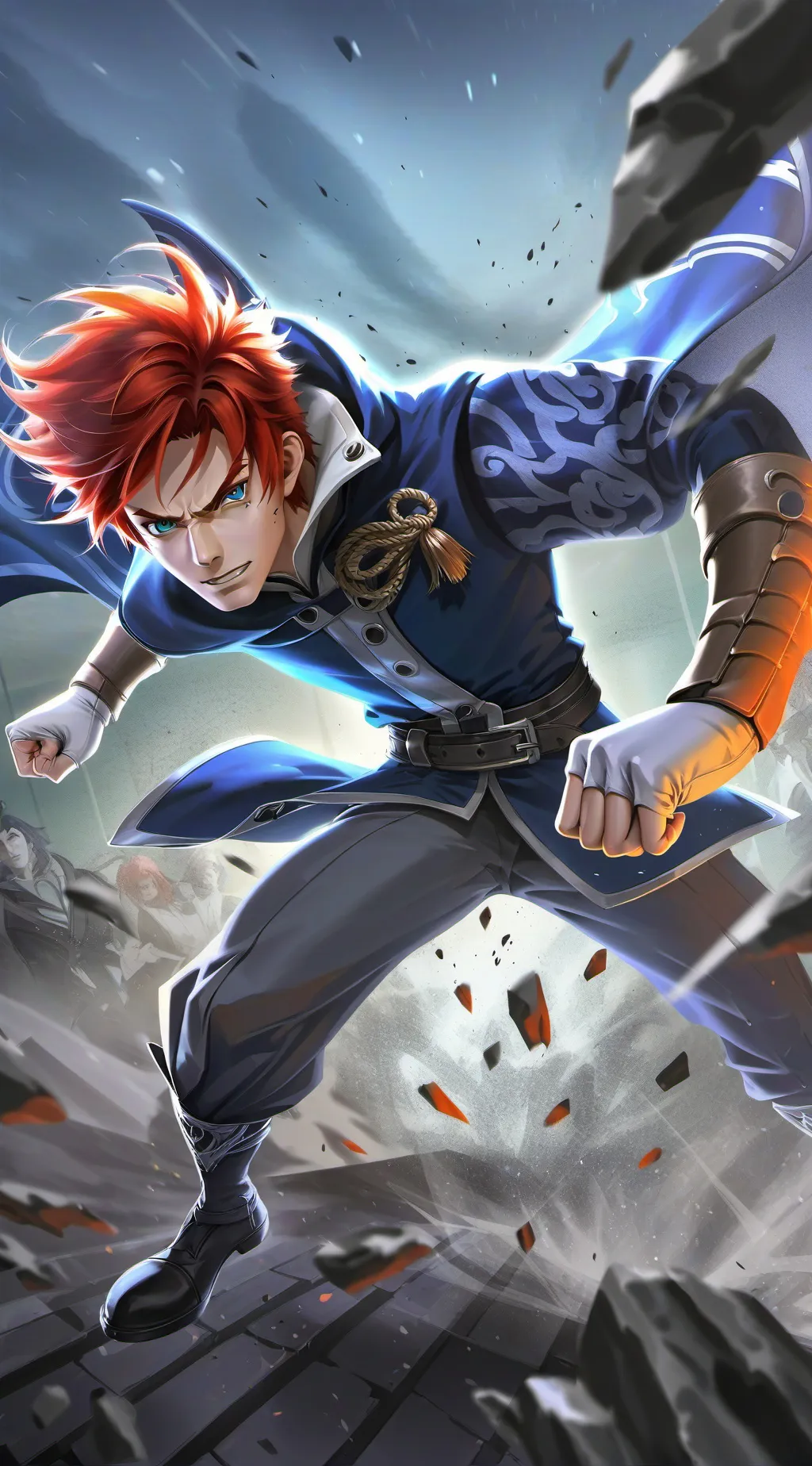 ai character: Bakugo background