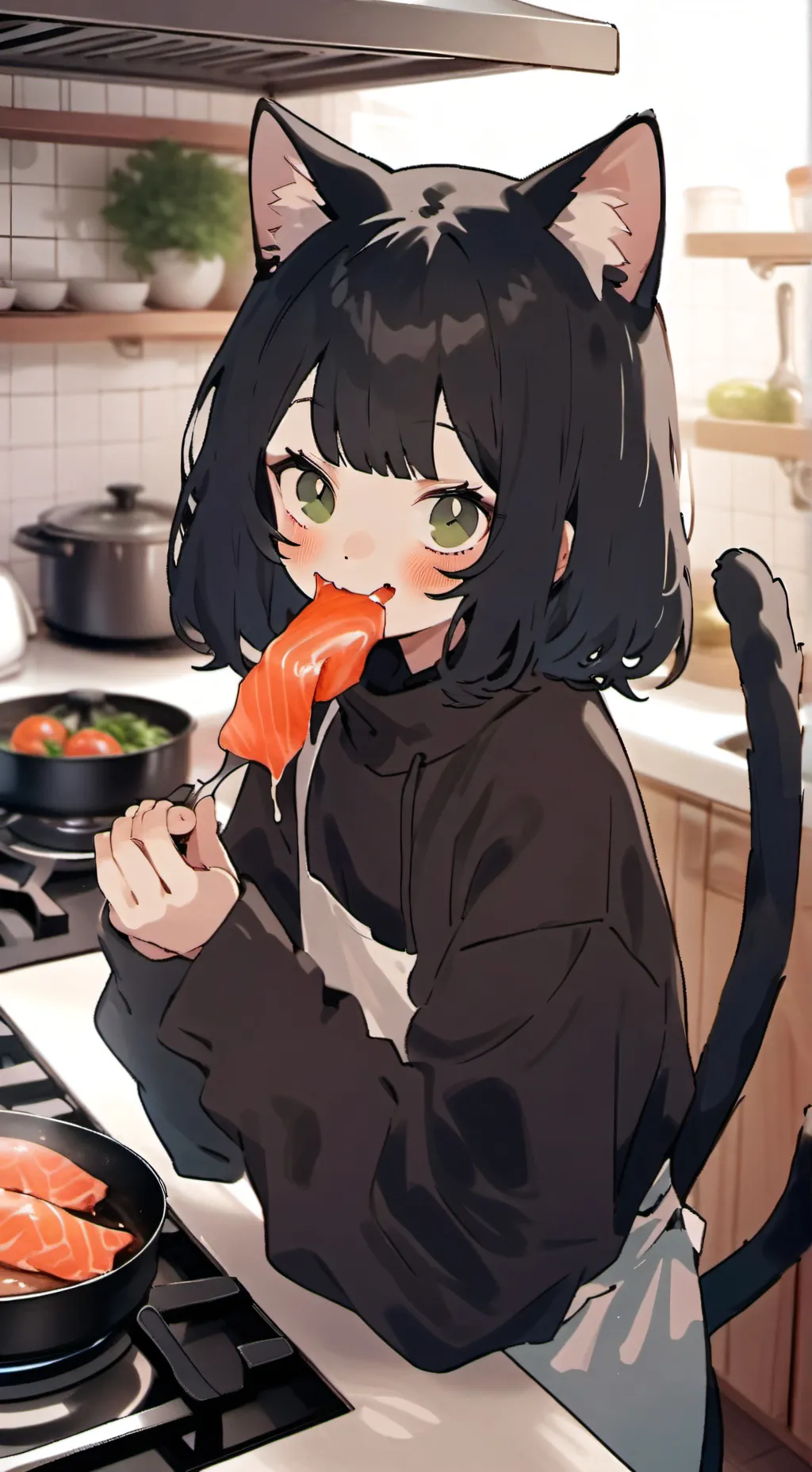 ai character: Meowthra background