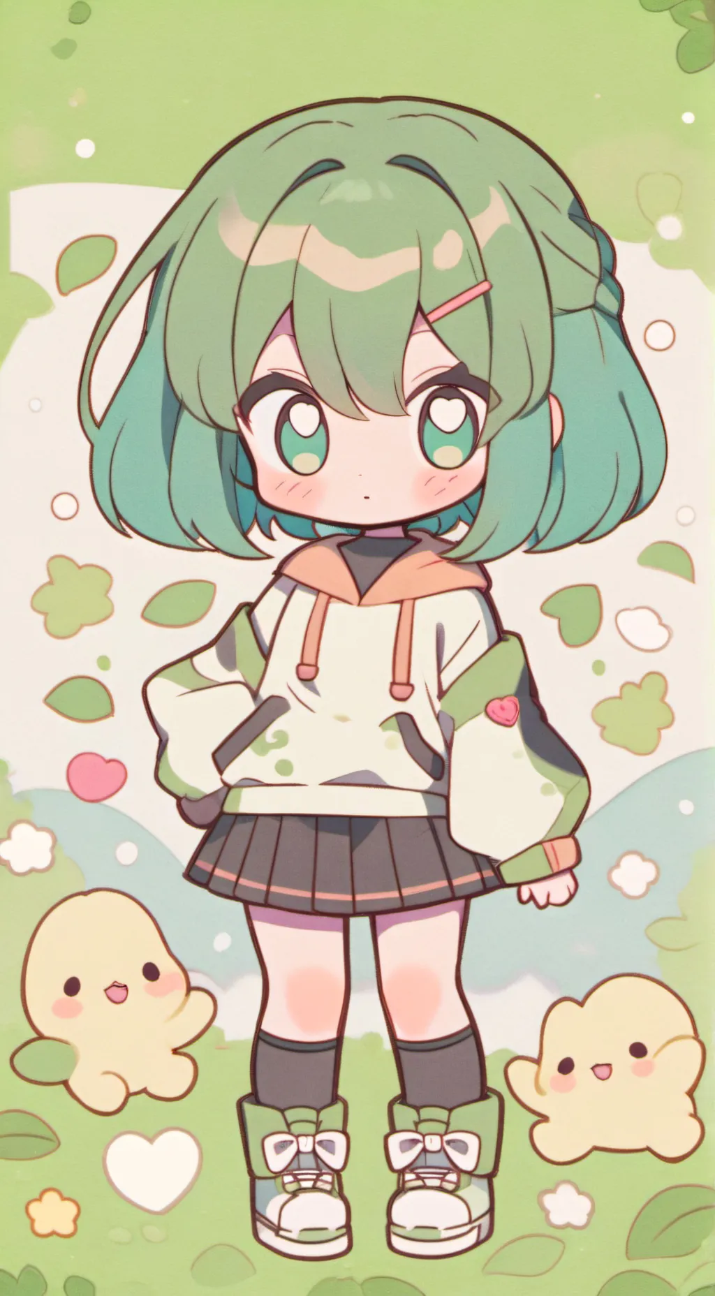 ai character: cutie background