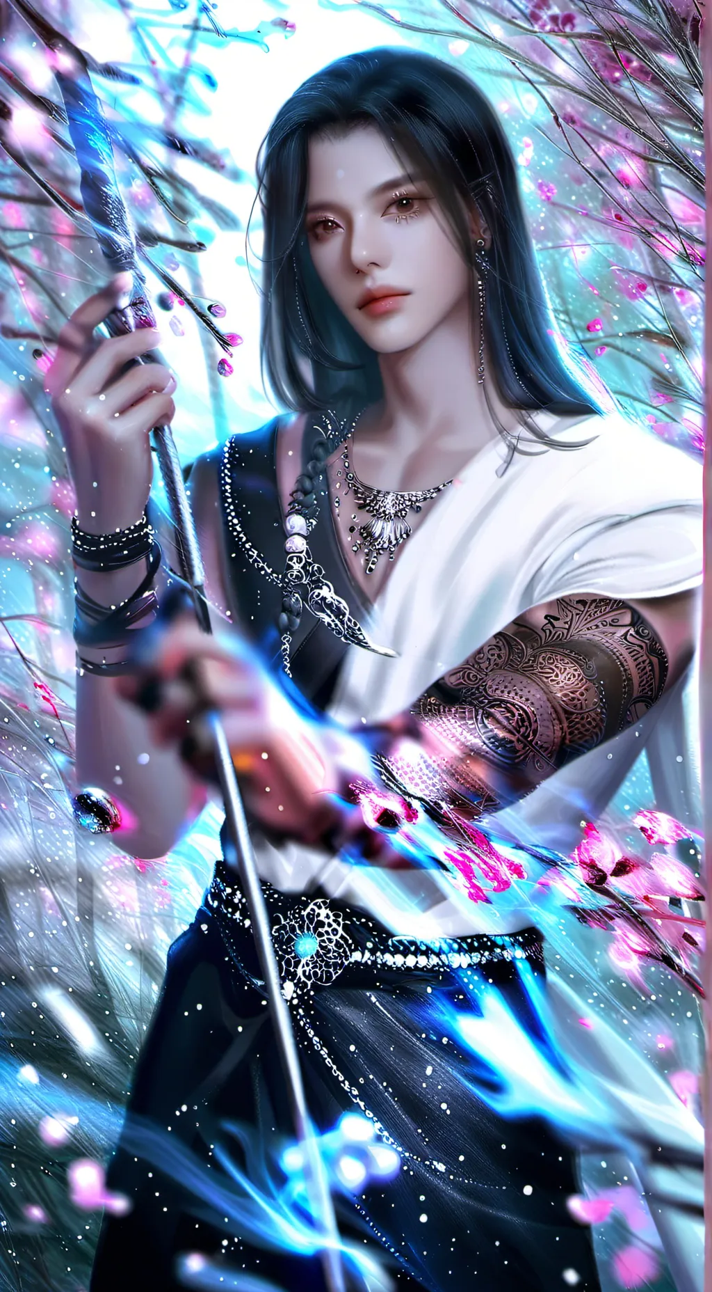 ai character: Ŷang background