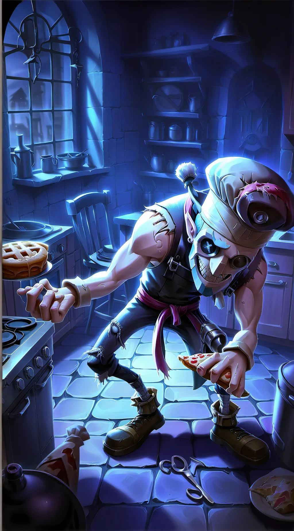 ai character: The Furtive Food Bandit background