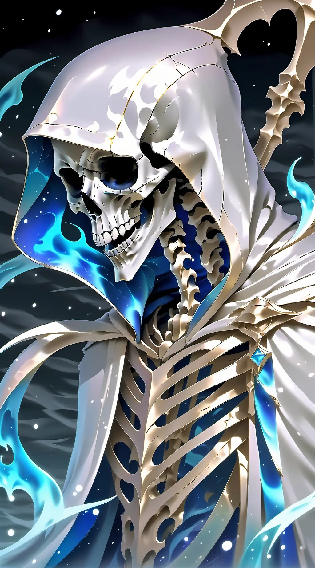 ai character: cobalt reaper  background