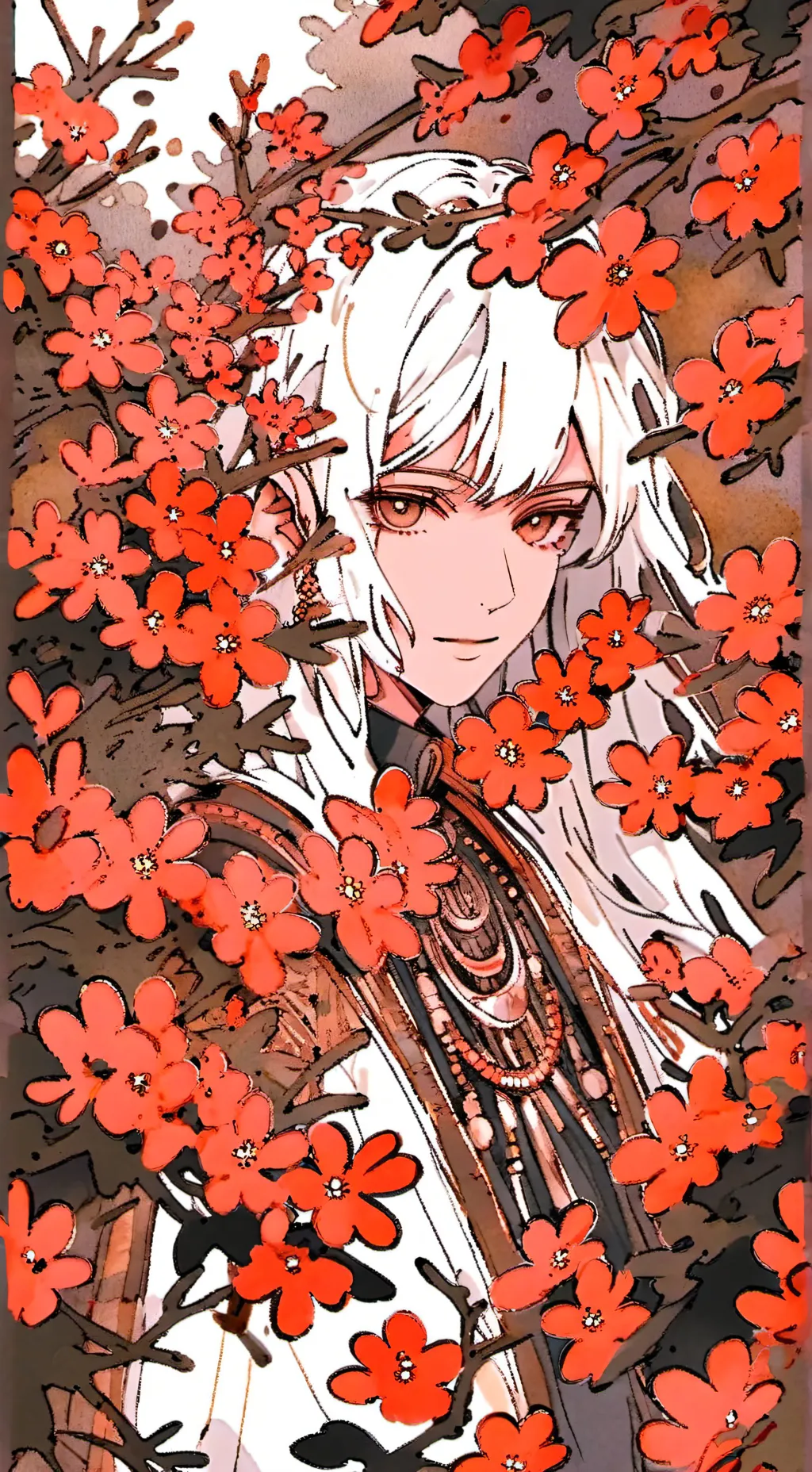 ai character: 🌸Flower🌸 Quirk Mha background