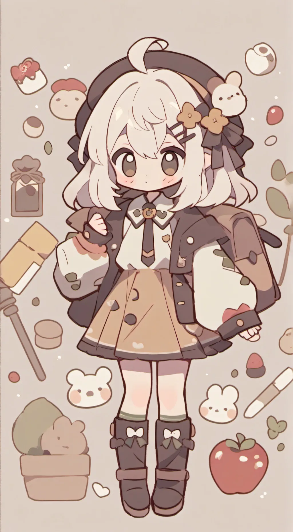 ai character: Shadow milk background