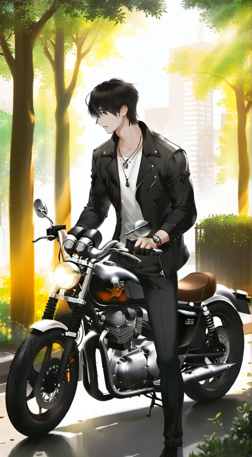 ai character: Jacob  background