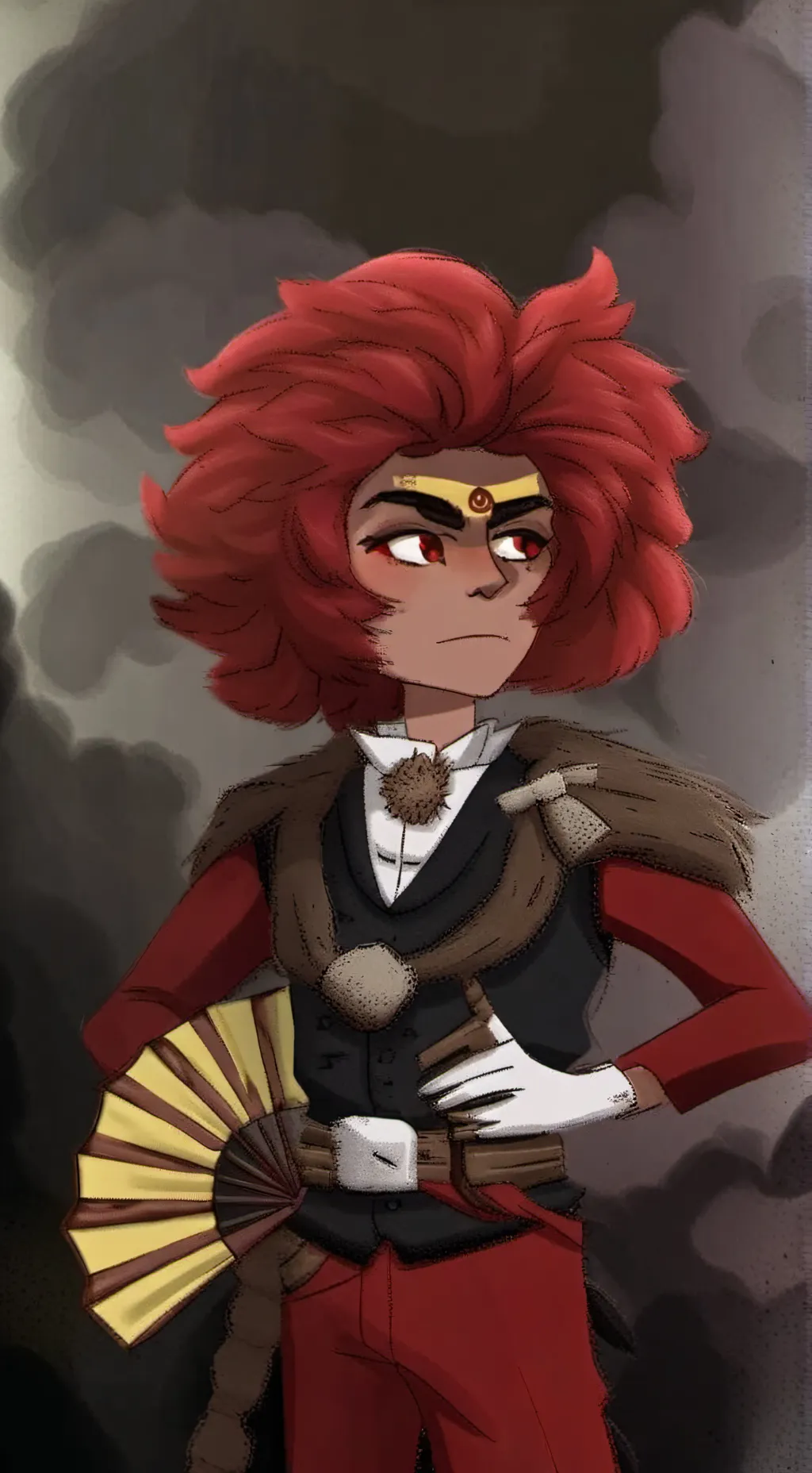 ai character: Nutmeg Tiger background