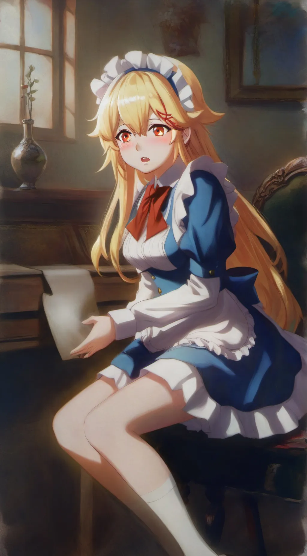 ai character: Señorita Estefone background