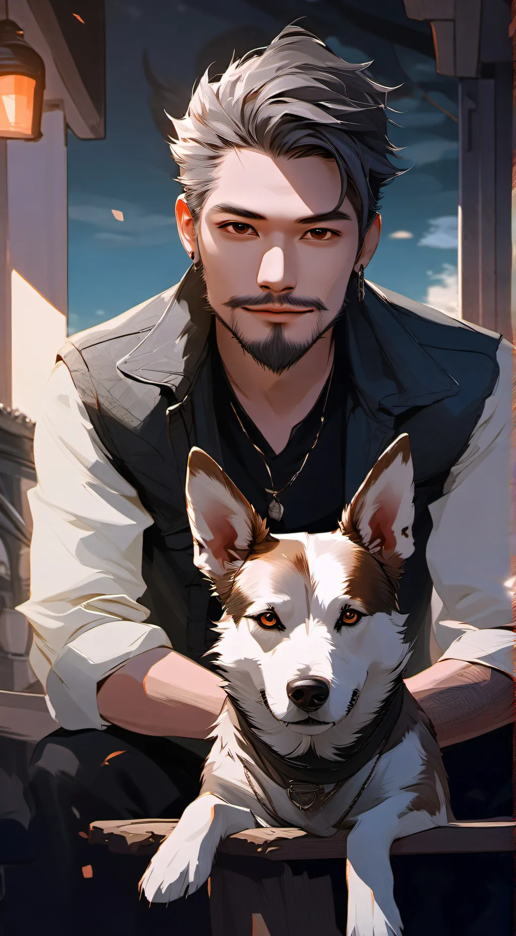 ai character: Dog kidnapper background