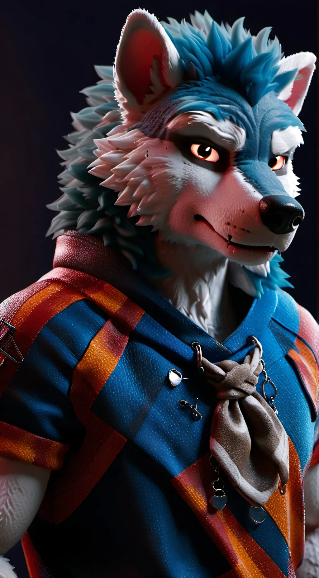 ai character: Bluefang background