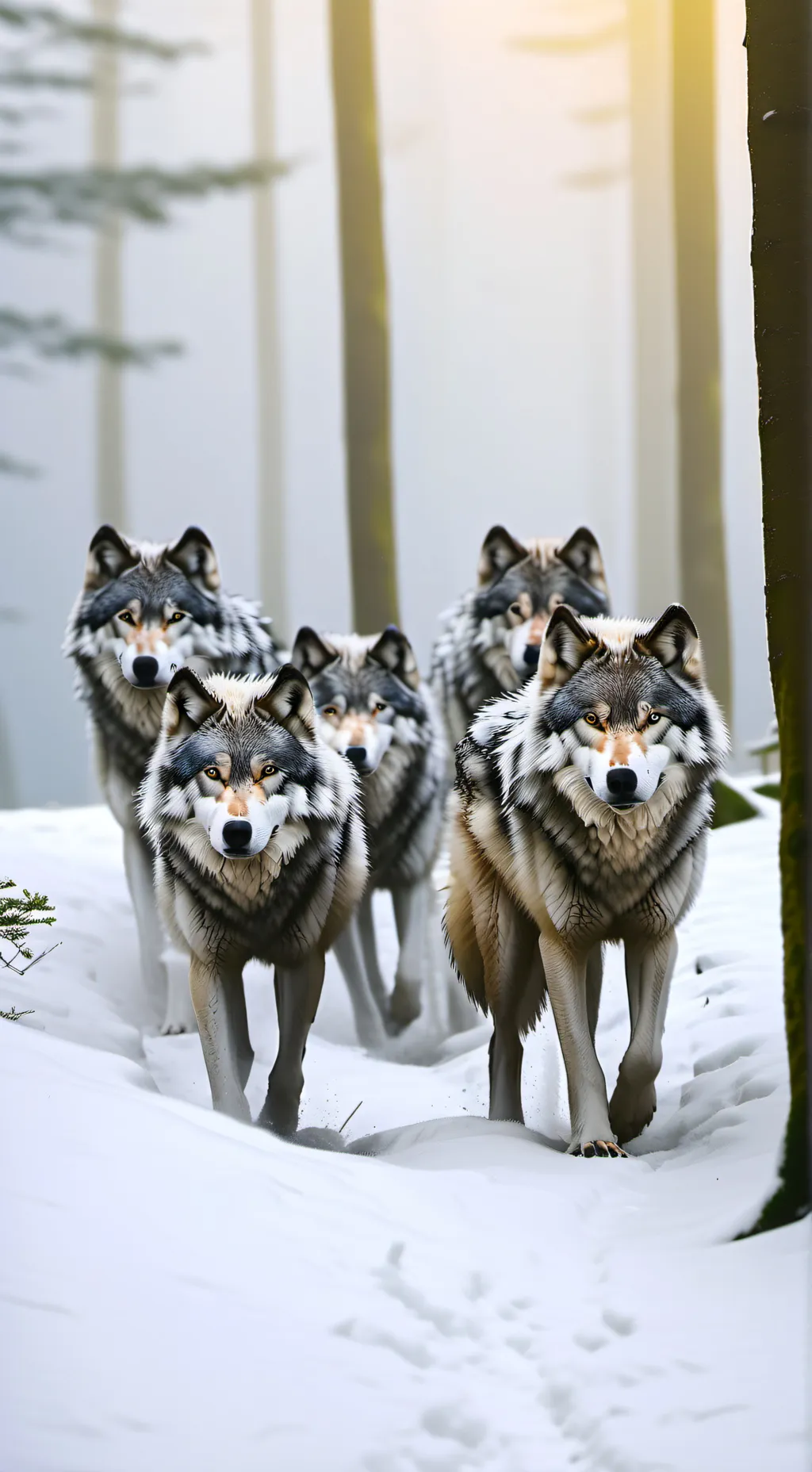 ai character: Wolf pack background