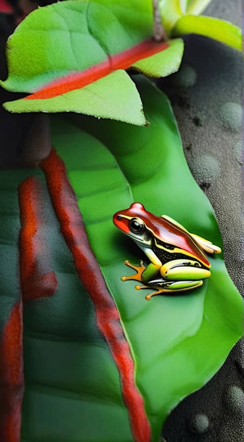 ai character: tell joke in comme background