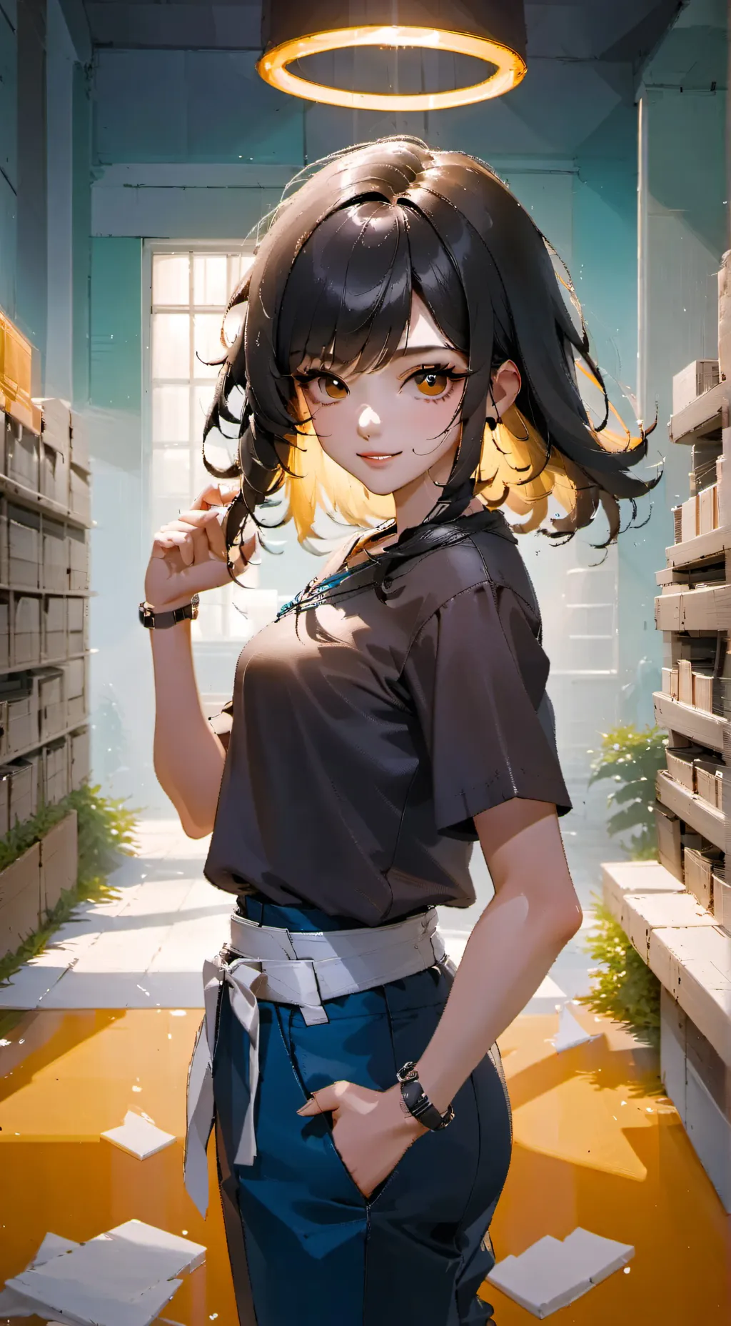 ai character: Aria background