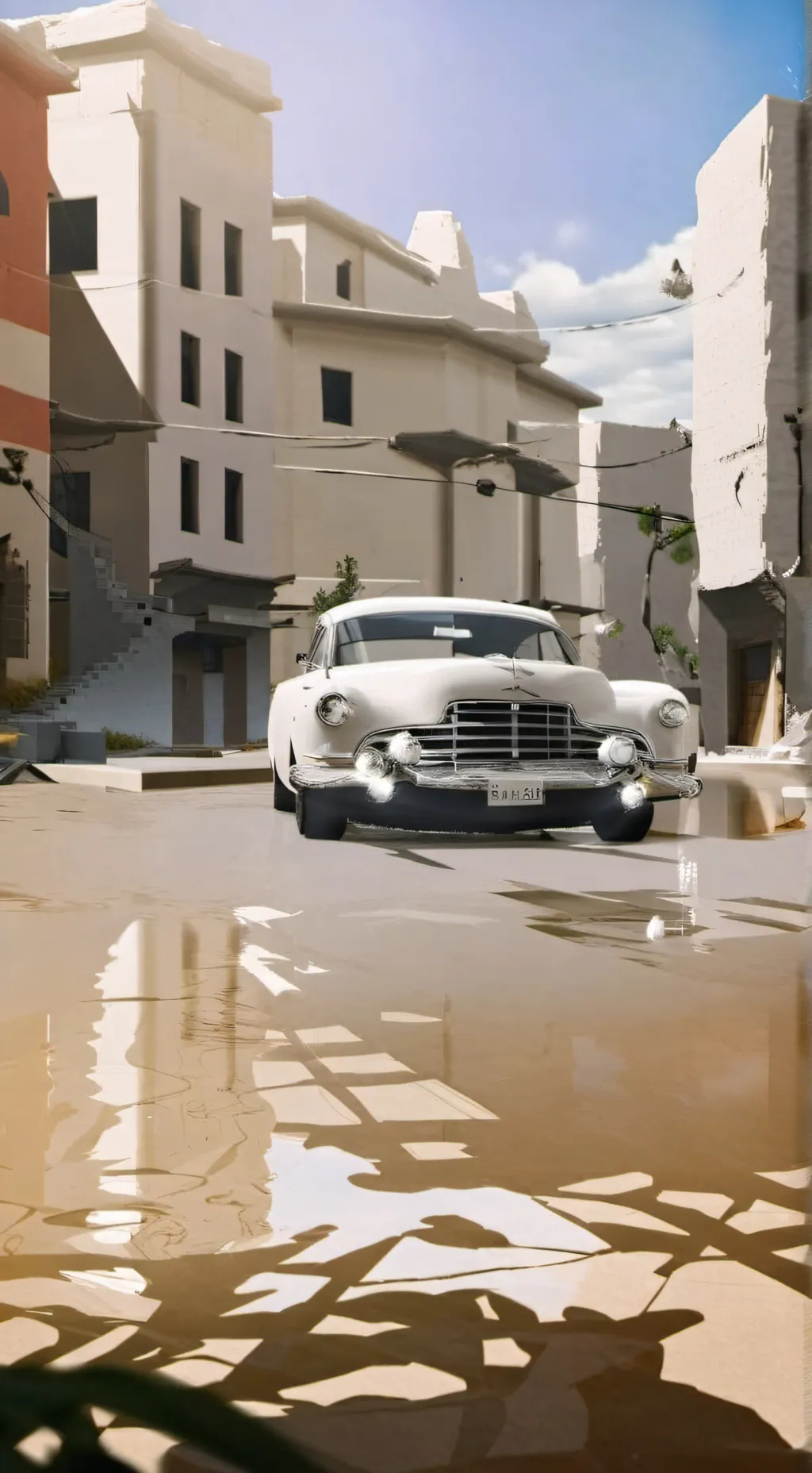 ai character: sprunki school  background