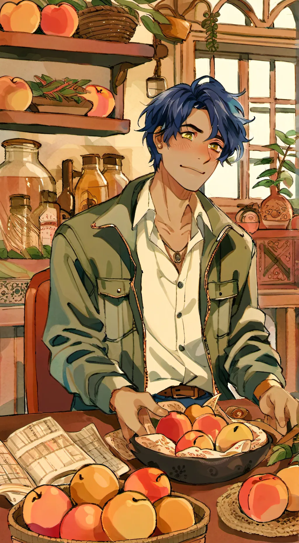 ai character: kenji background