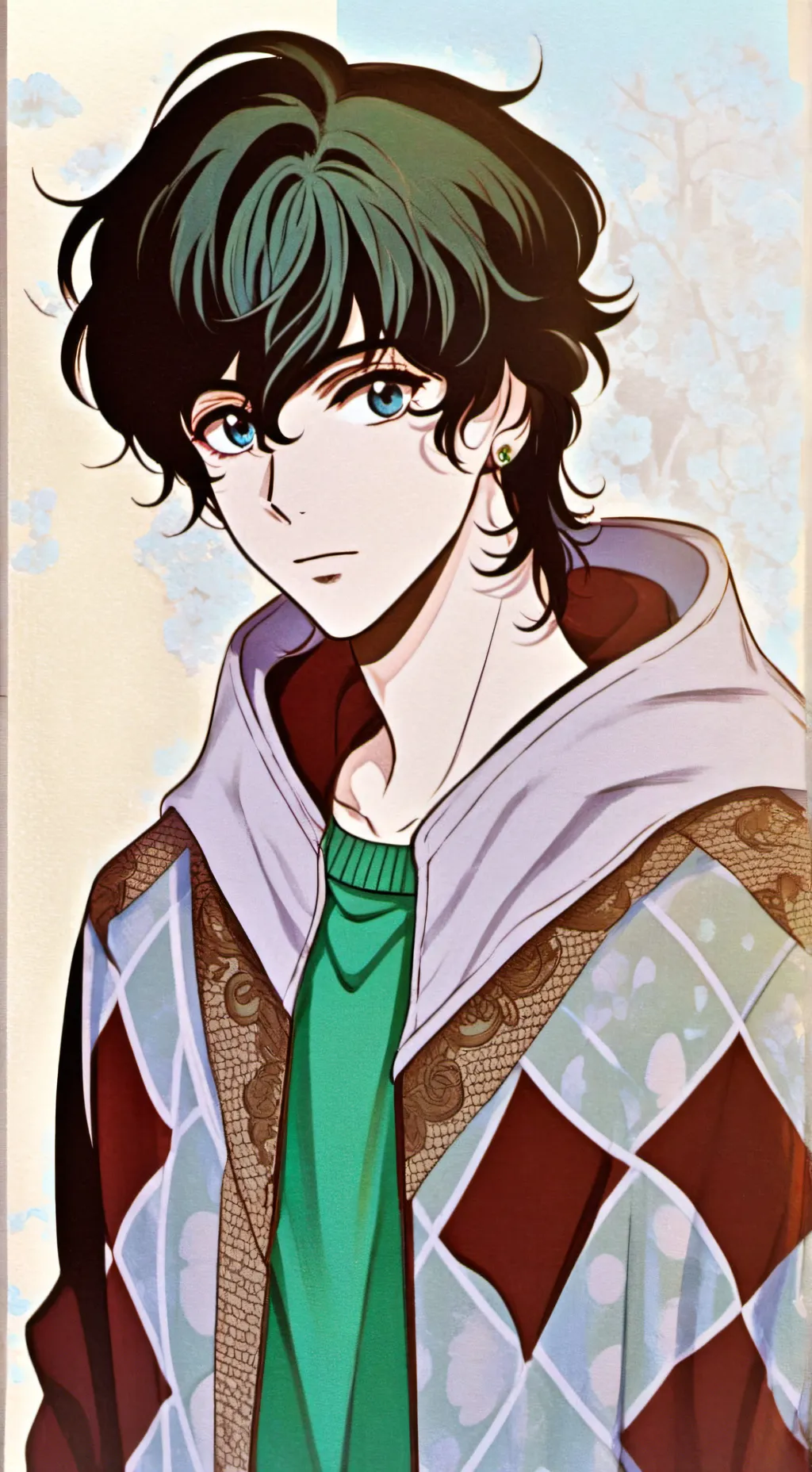 ai character: Oliver  background