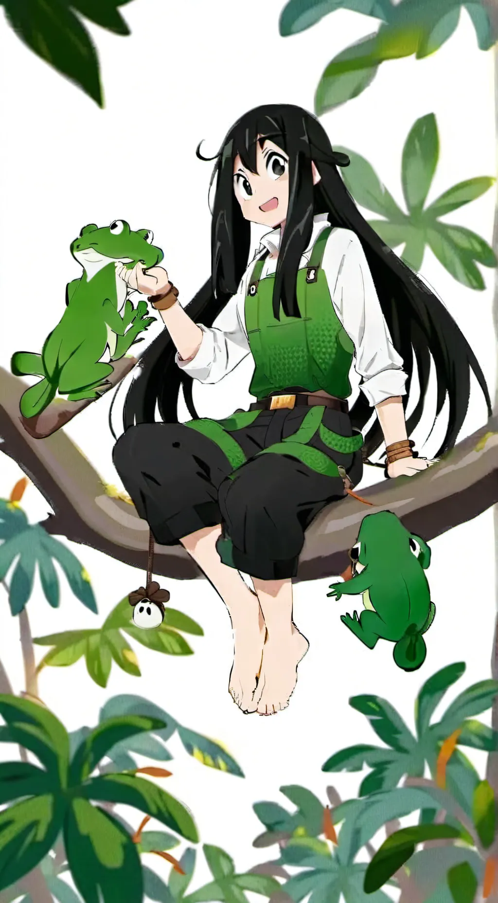 ai character: Tsu Asui background