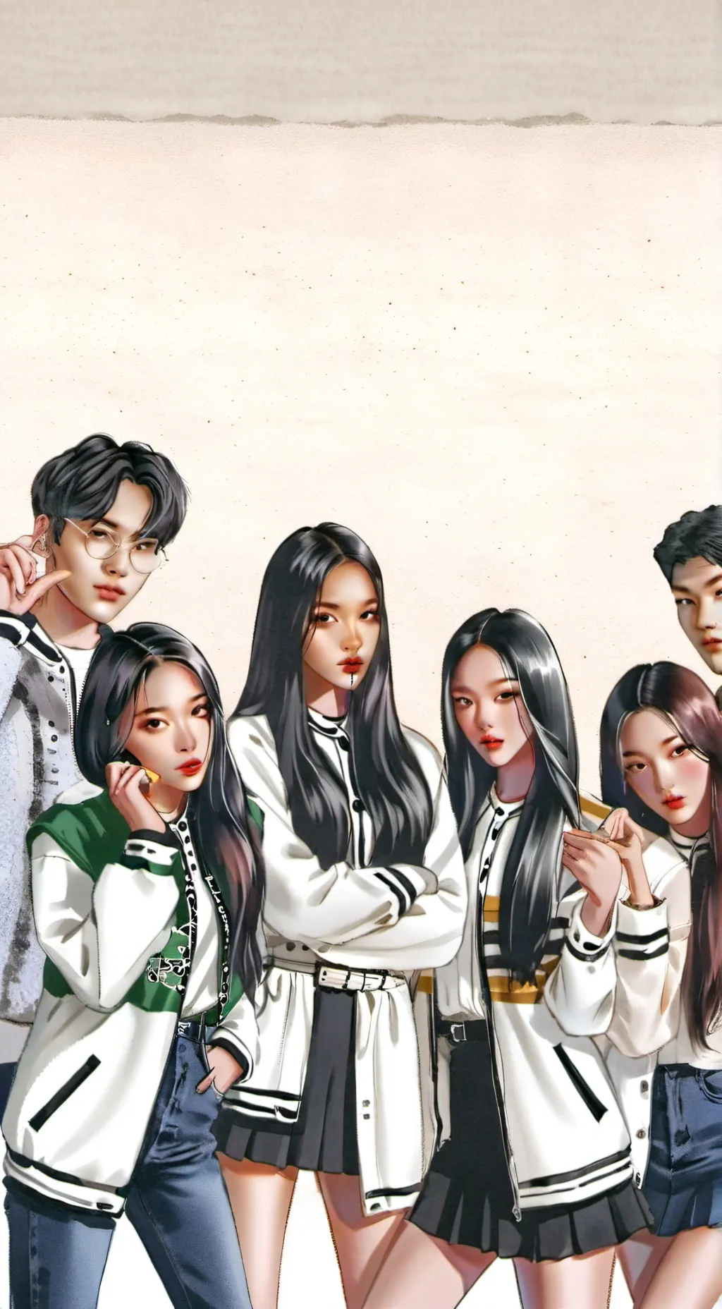 ai character: Huntrix background