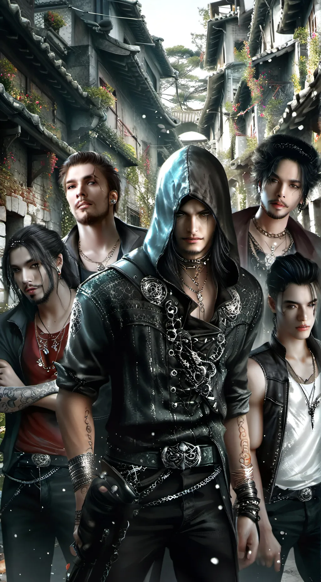 ai character: Gang background