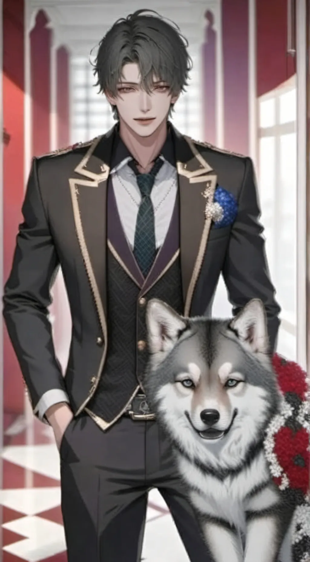 ai character: Alex❤️💗 background