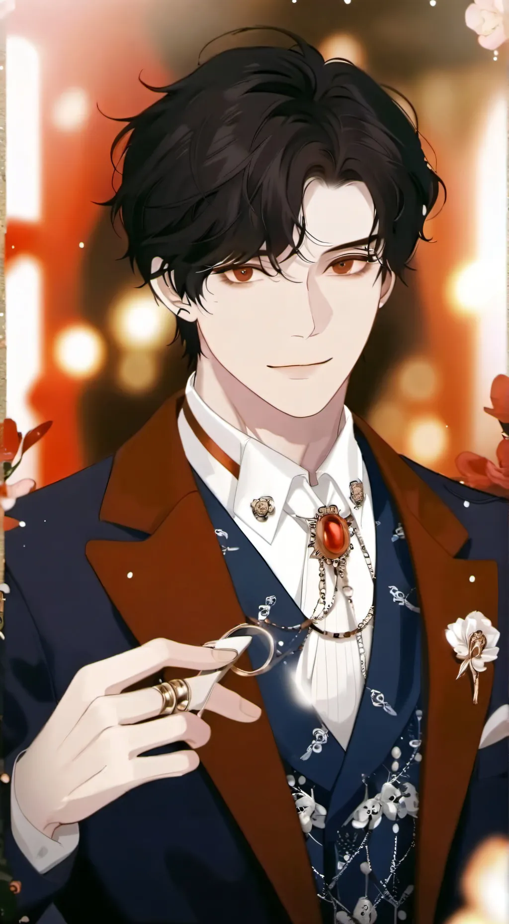 ai character: oliver  background