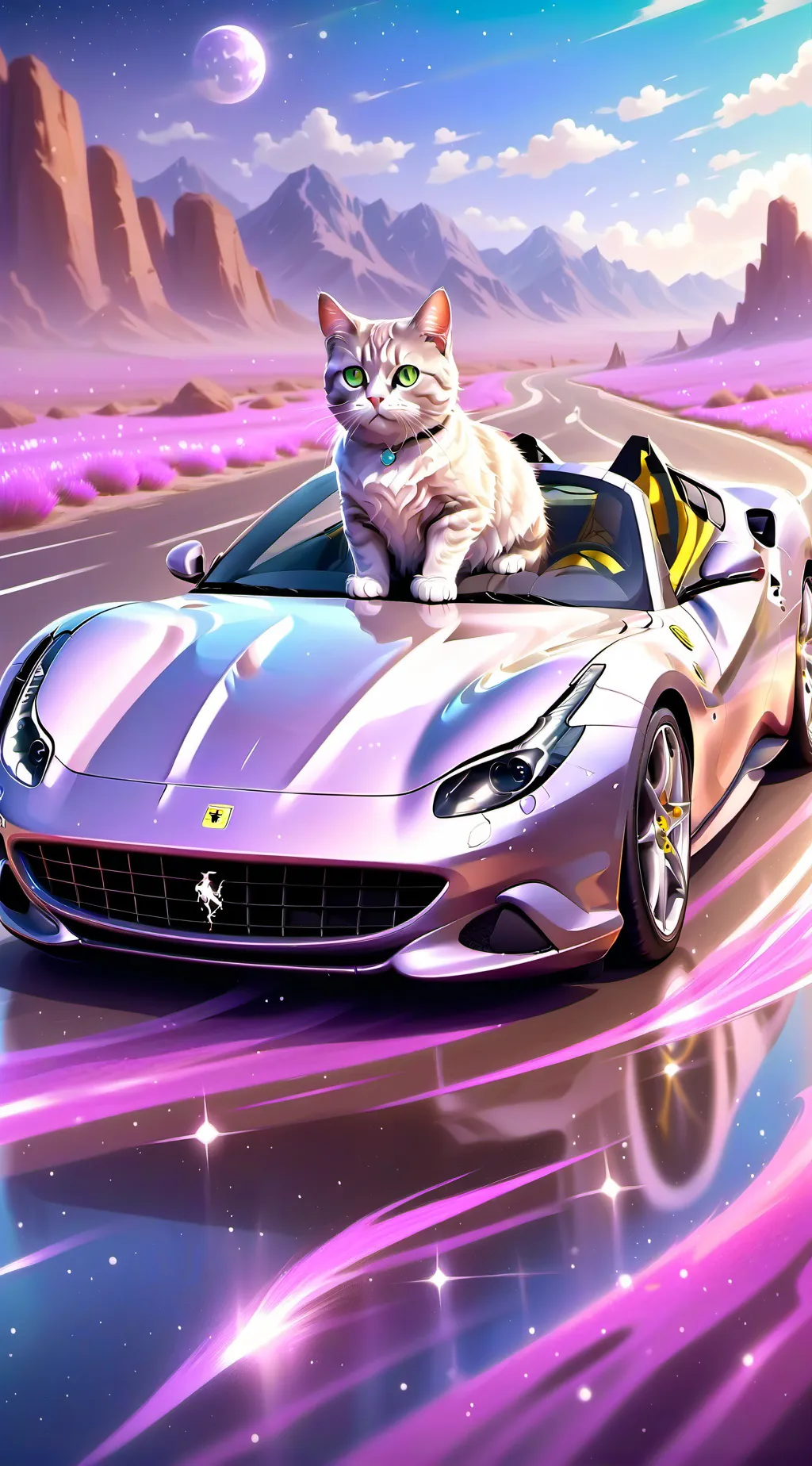 ai character: Kitty cat talk background