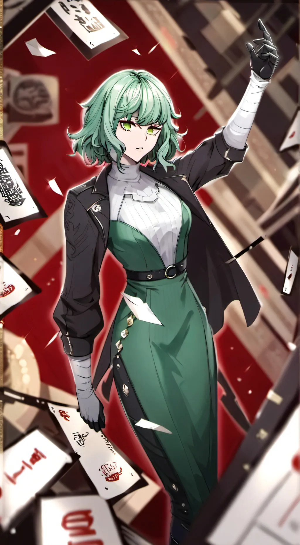 ai character: OPM random background