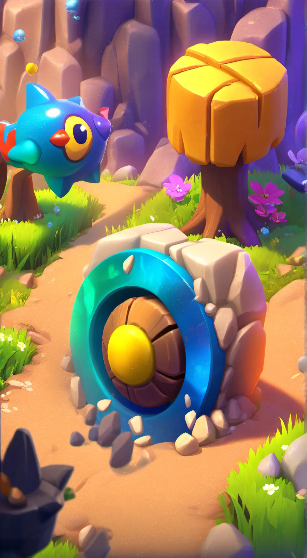 ai character: giantess school background