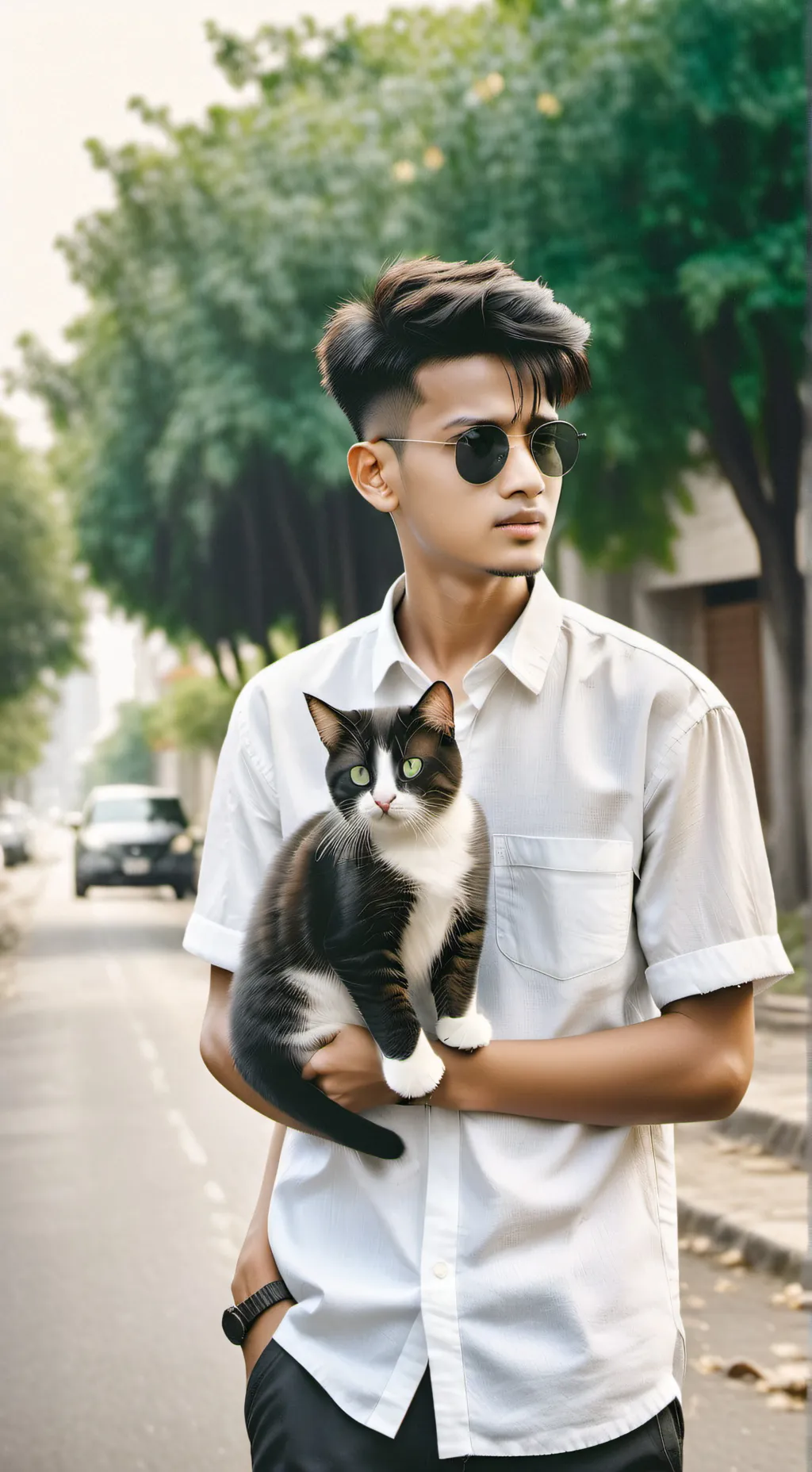 ai character: Brandon  background