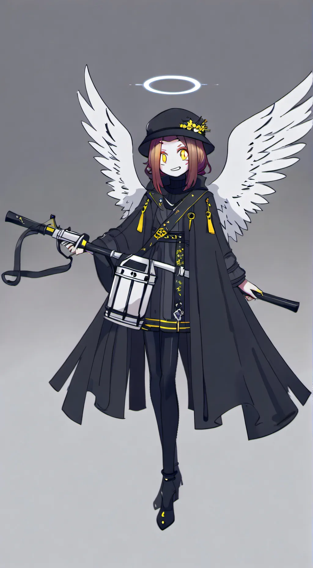 ai character: Angel is infected background