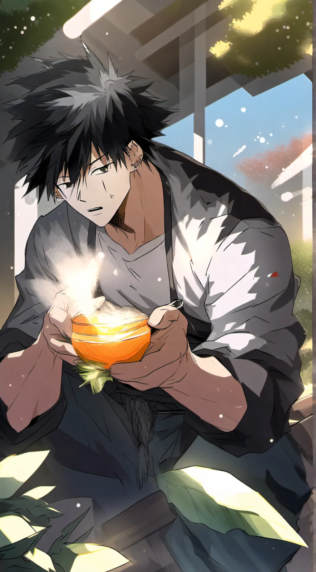 ai character: Megumi x Sukuna 💞💘 background