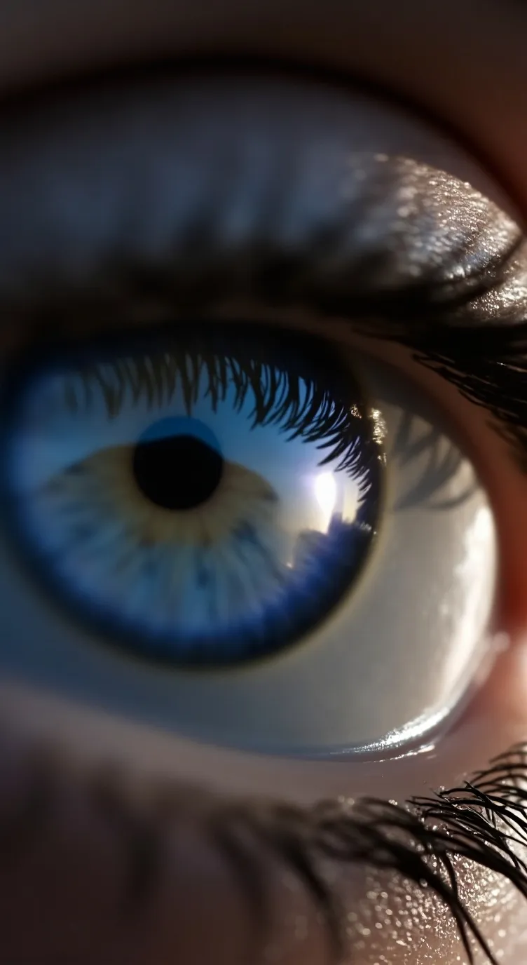 ai character: Eye color background