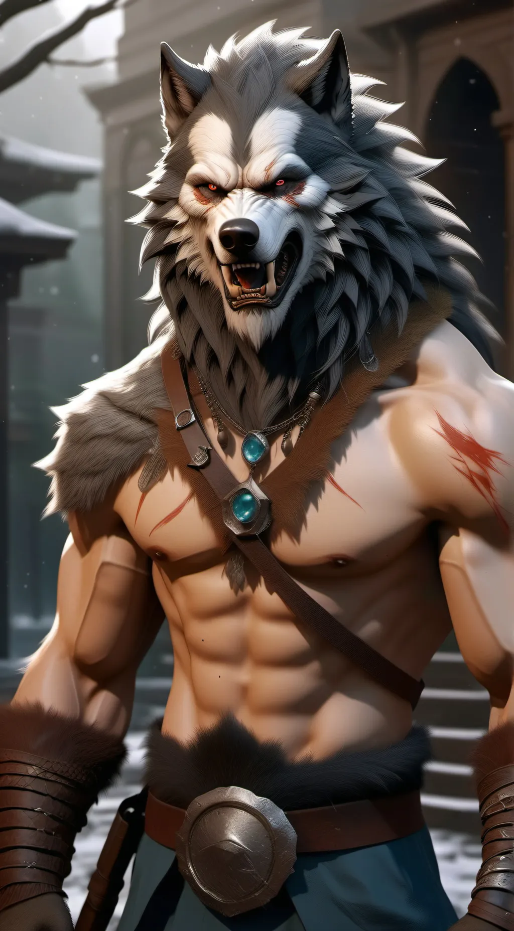 ai character: Kael Stormhowl background