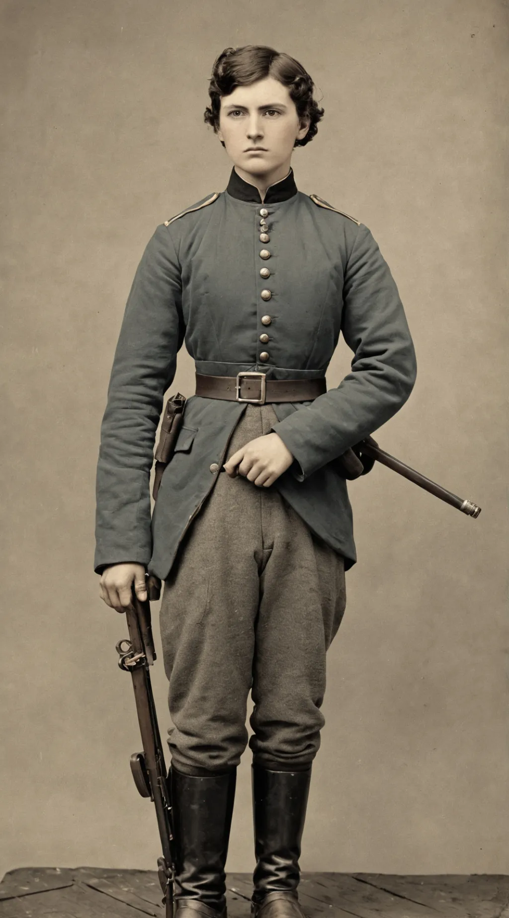 ai character: Sergeant Grey background