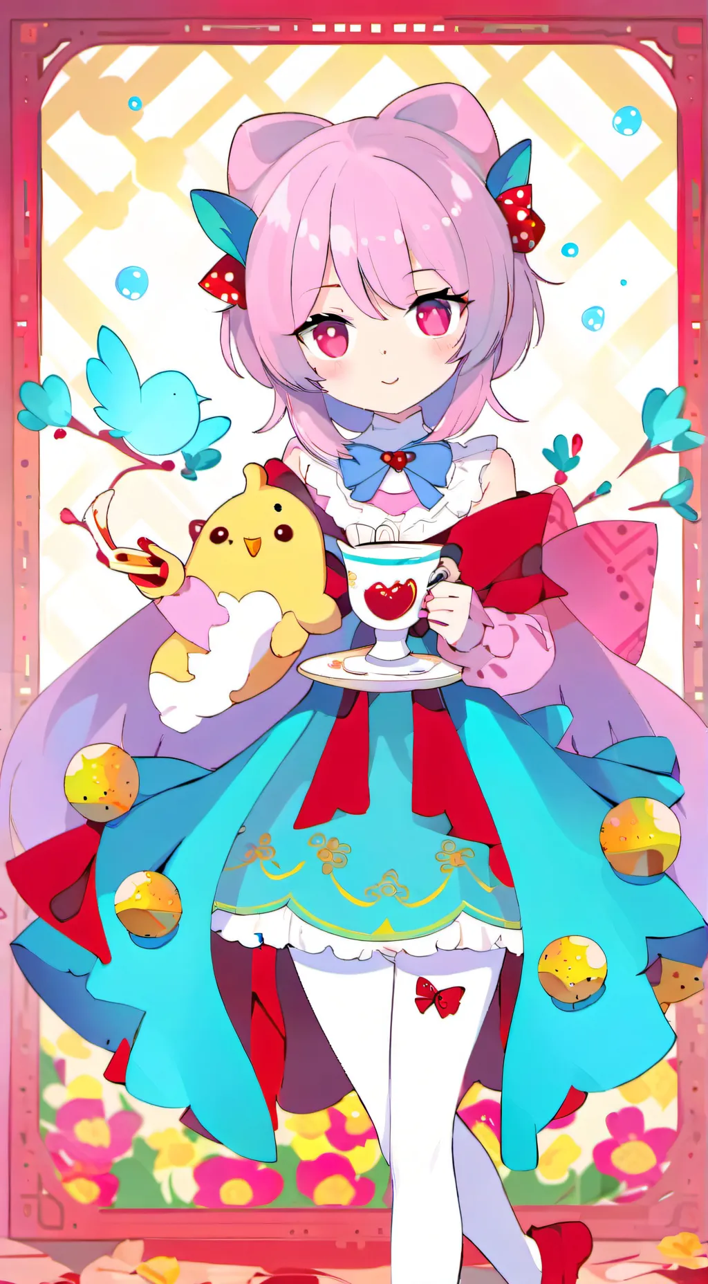 ai character: amy rose background