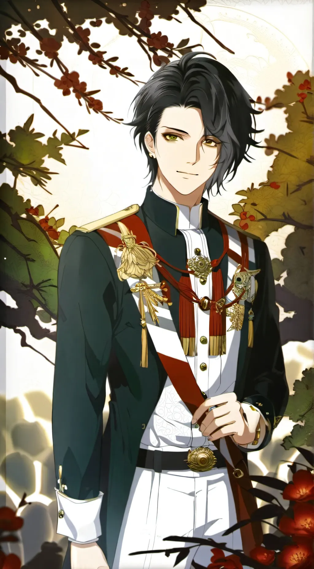 ai character: Grey  background