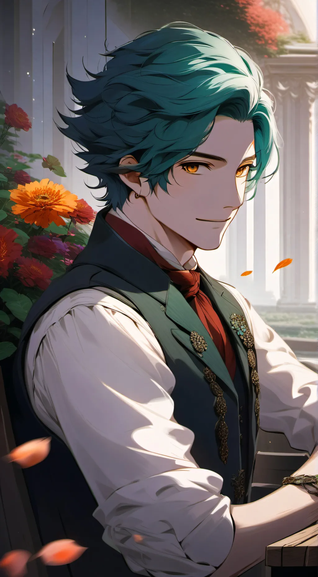 ai character: Dandy Shop background