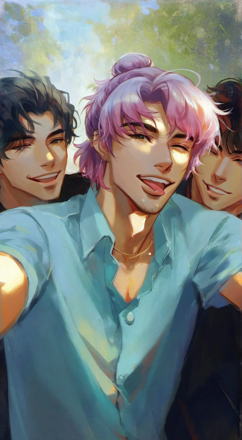 ai character: Eaton, Nic & Seb background