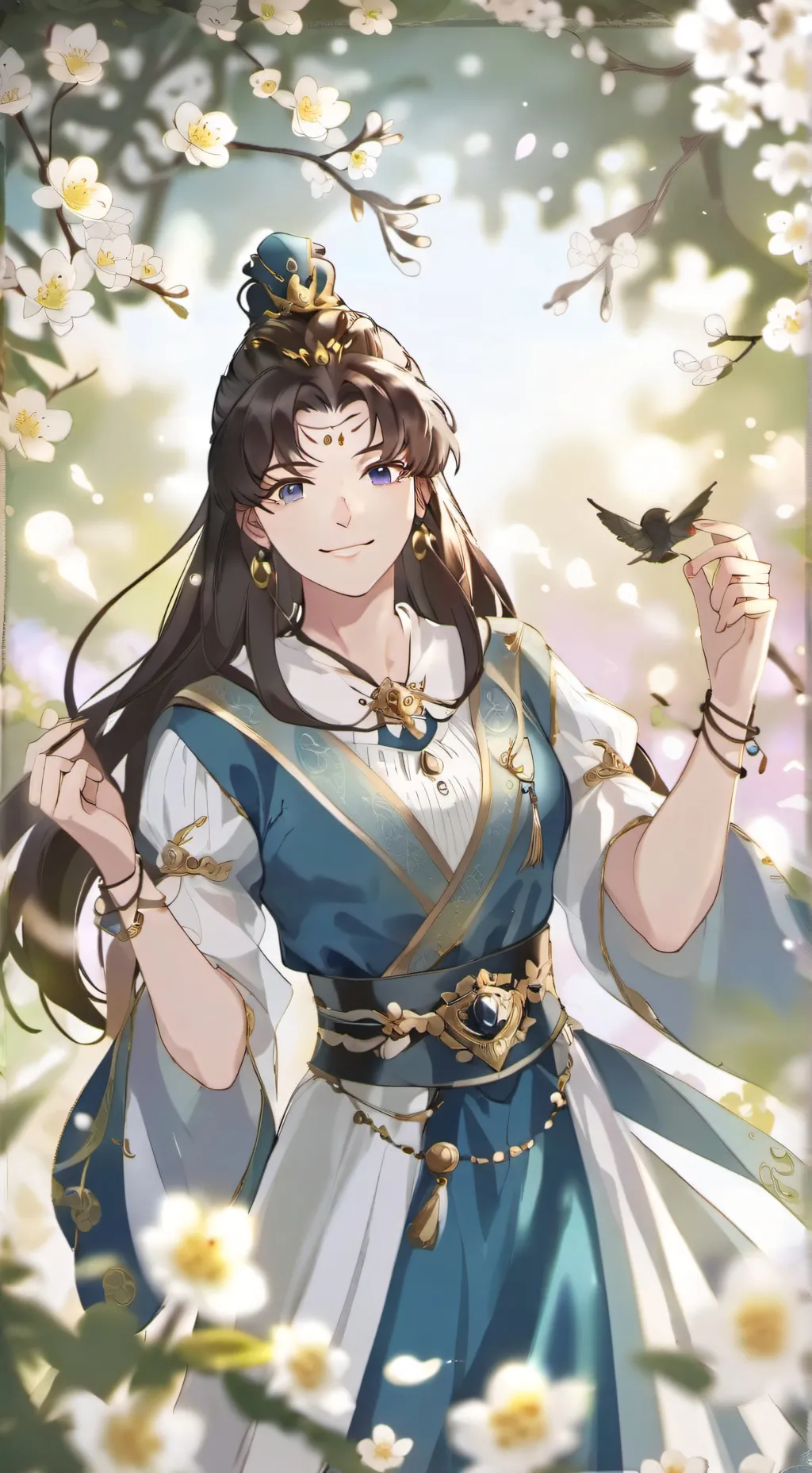 ai character: Элизабет background