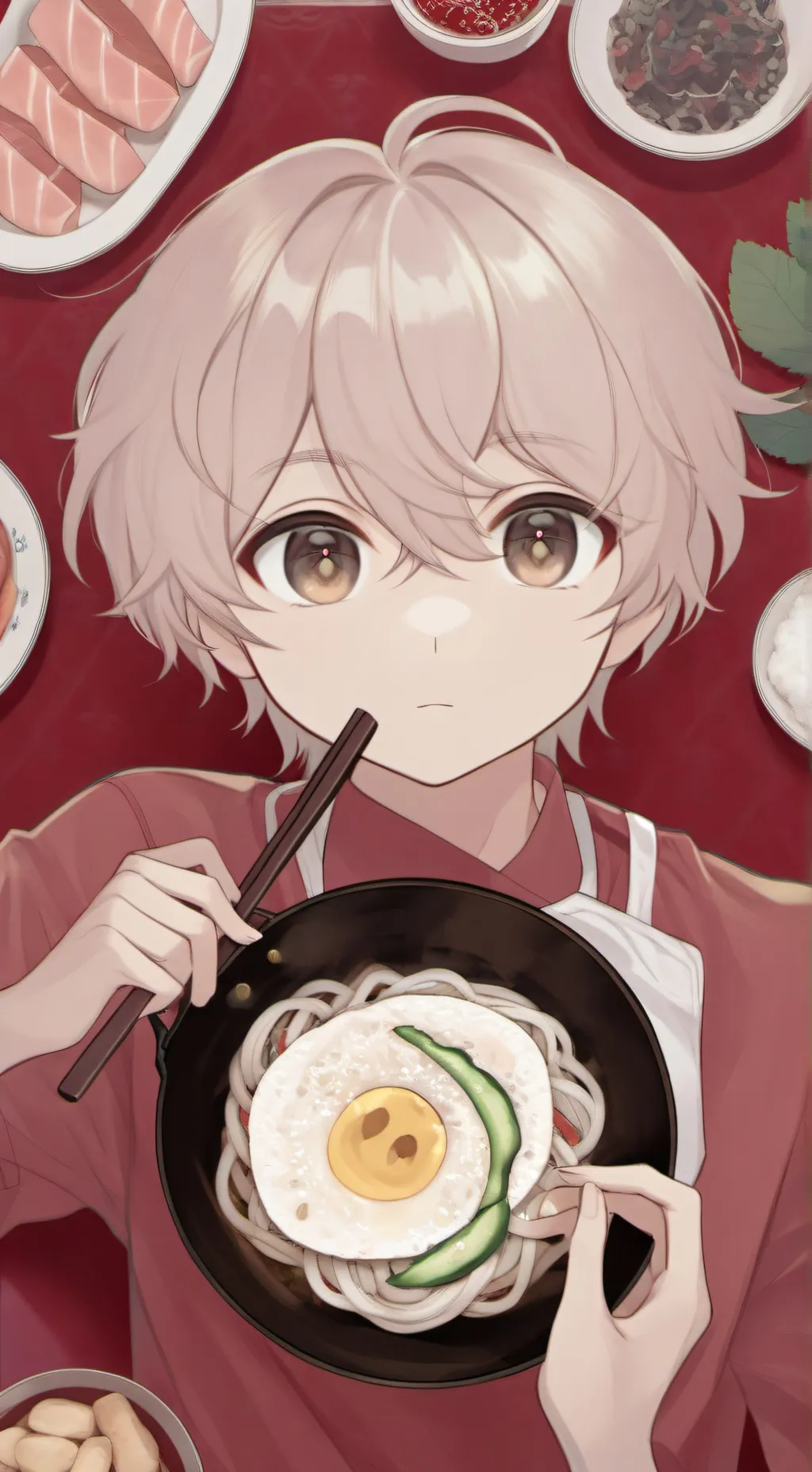 ai character: Korean lit brother background