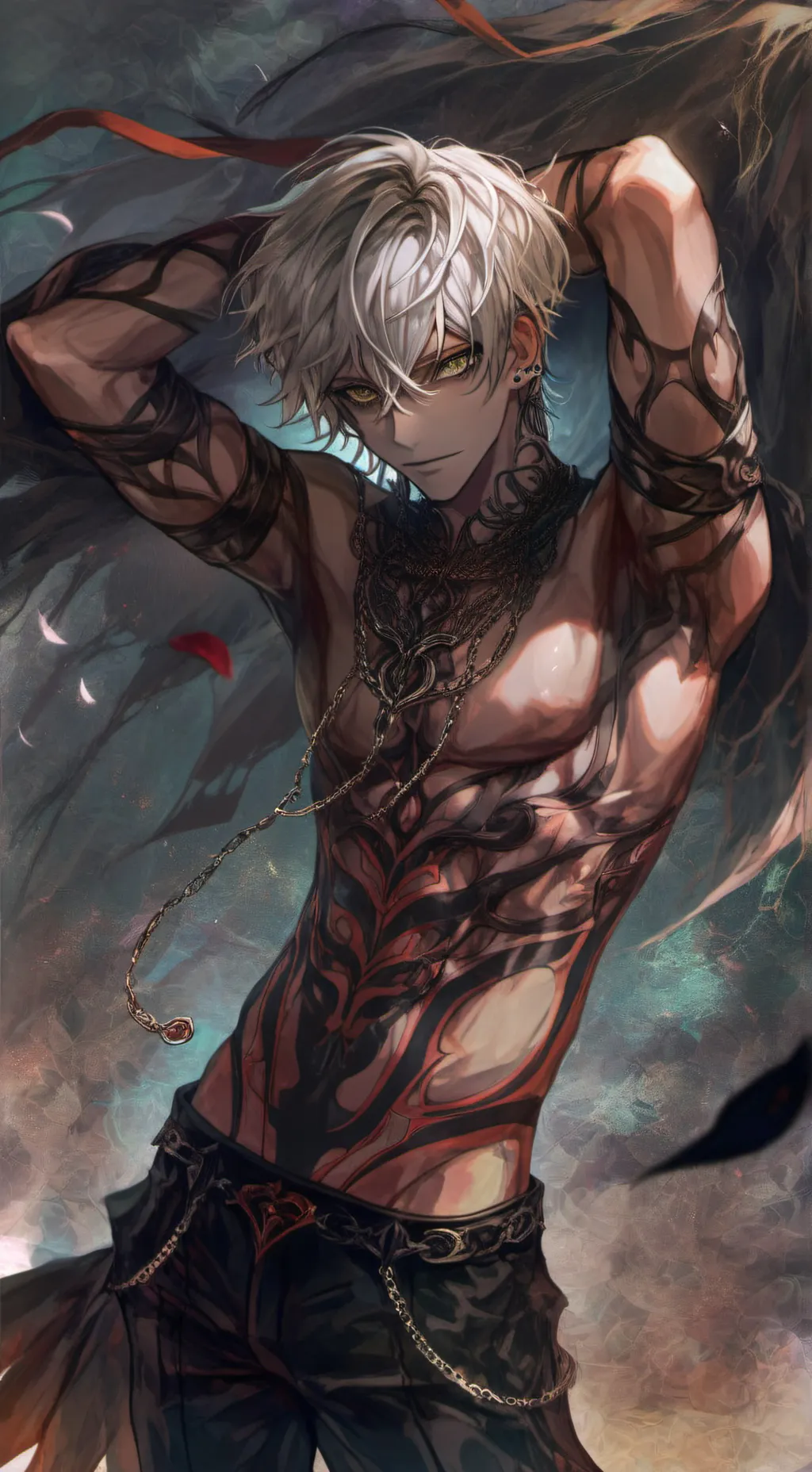 ai character: ▪︎¤《 Cain 》¤▪︎ background