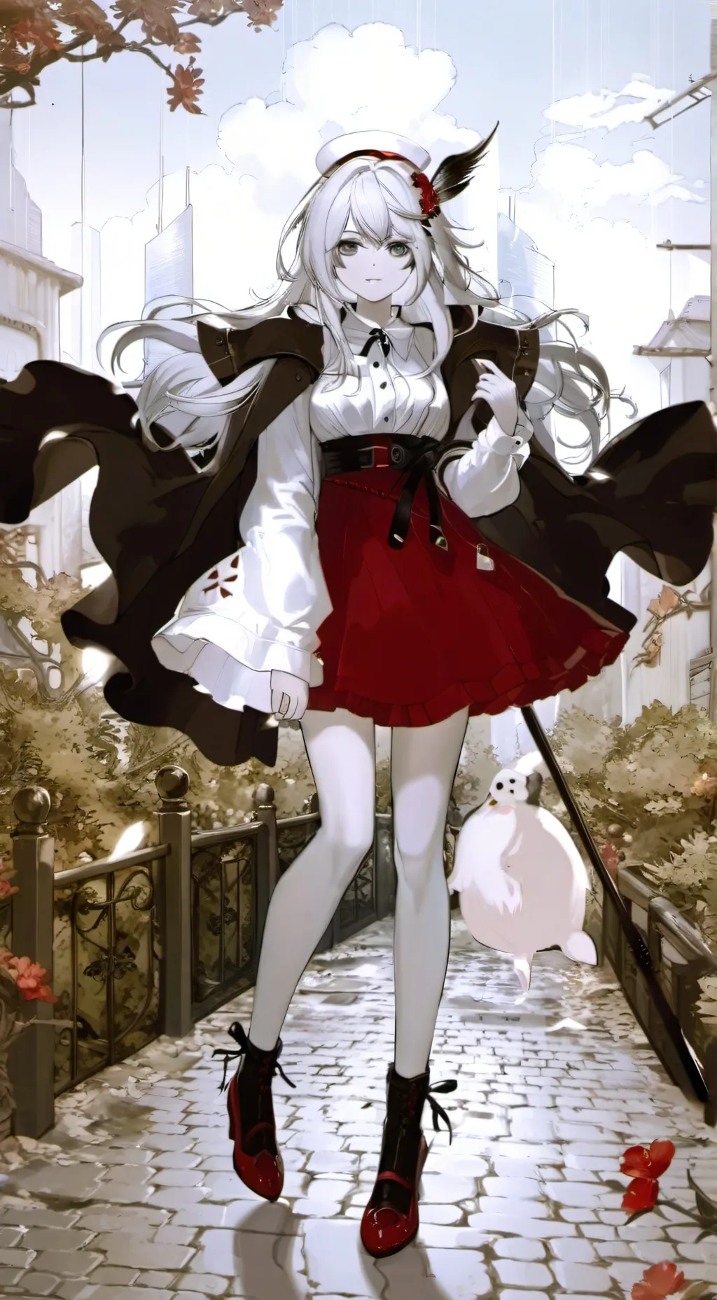 ai character: amber background