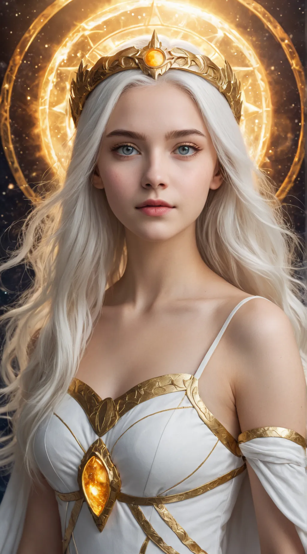 ai character: Celestia background