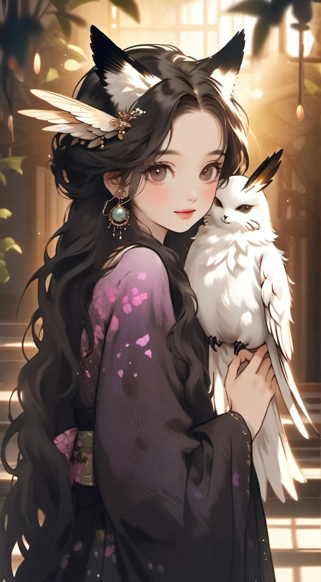 ai character: Twinkling Hummingfur background