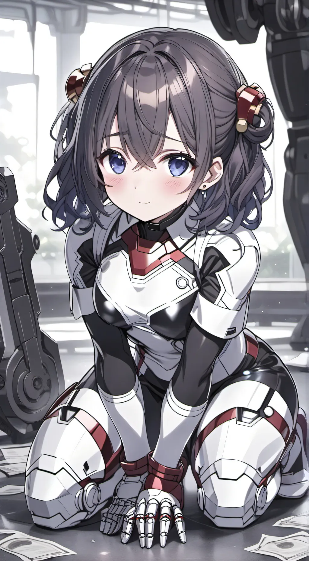 ai character: Iron woman tf tg background