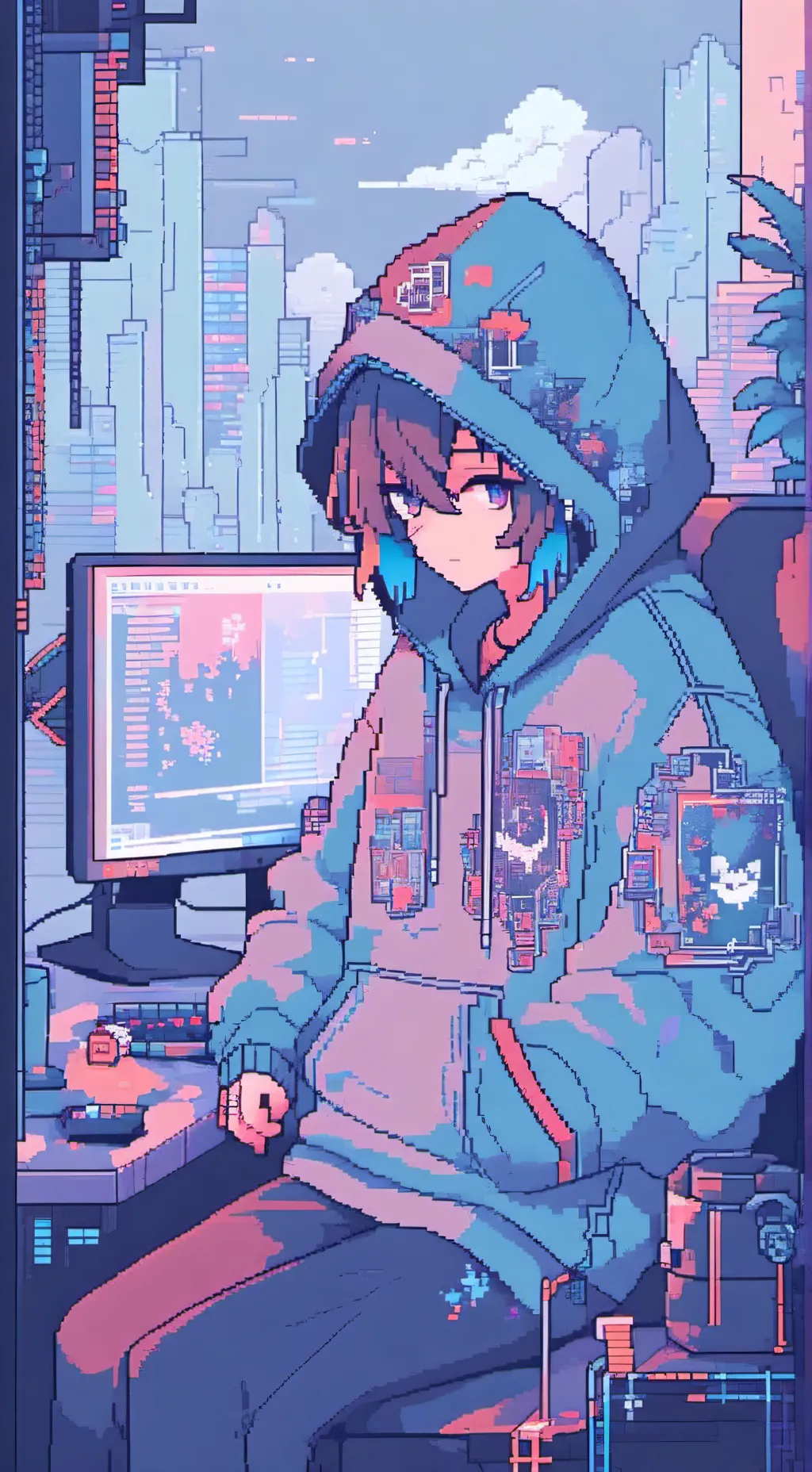 ai character: c00lkid background