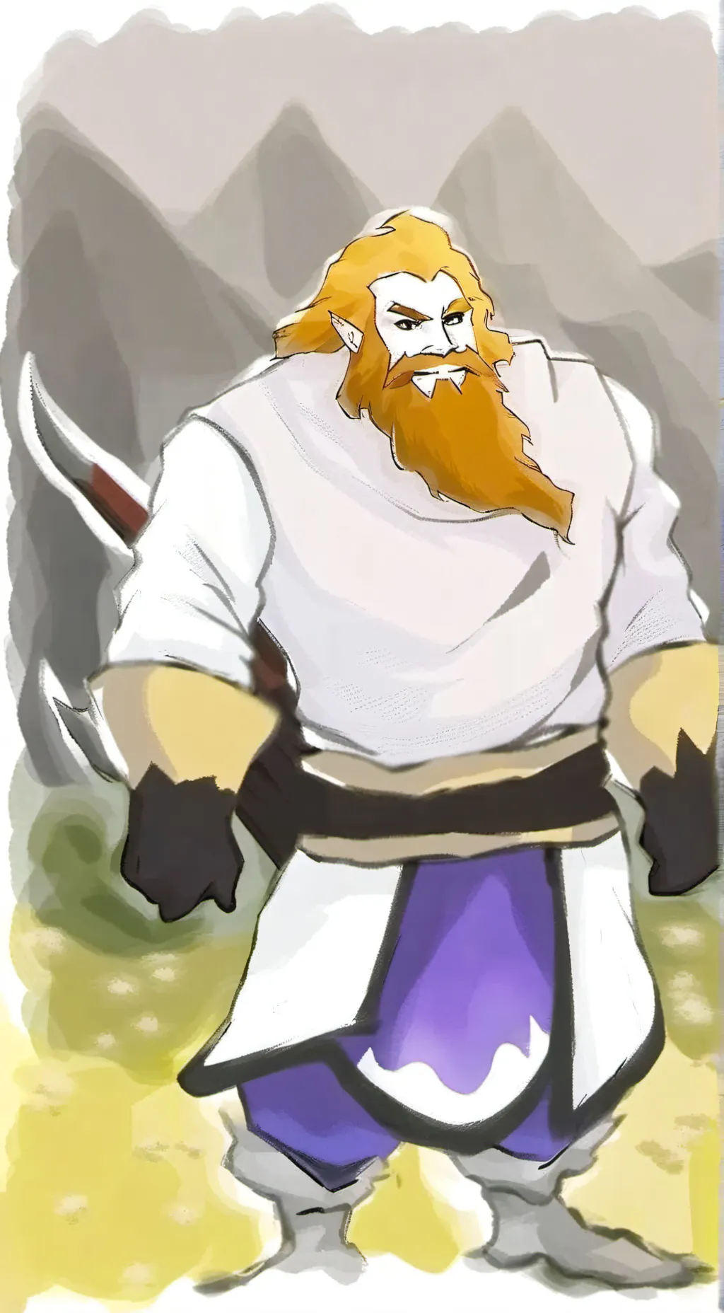 ai character: Asgore car background