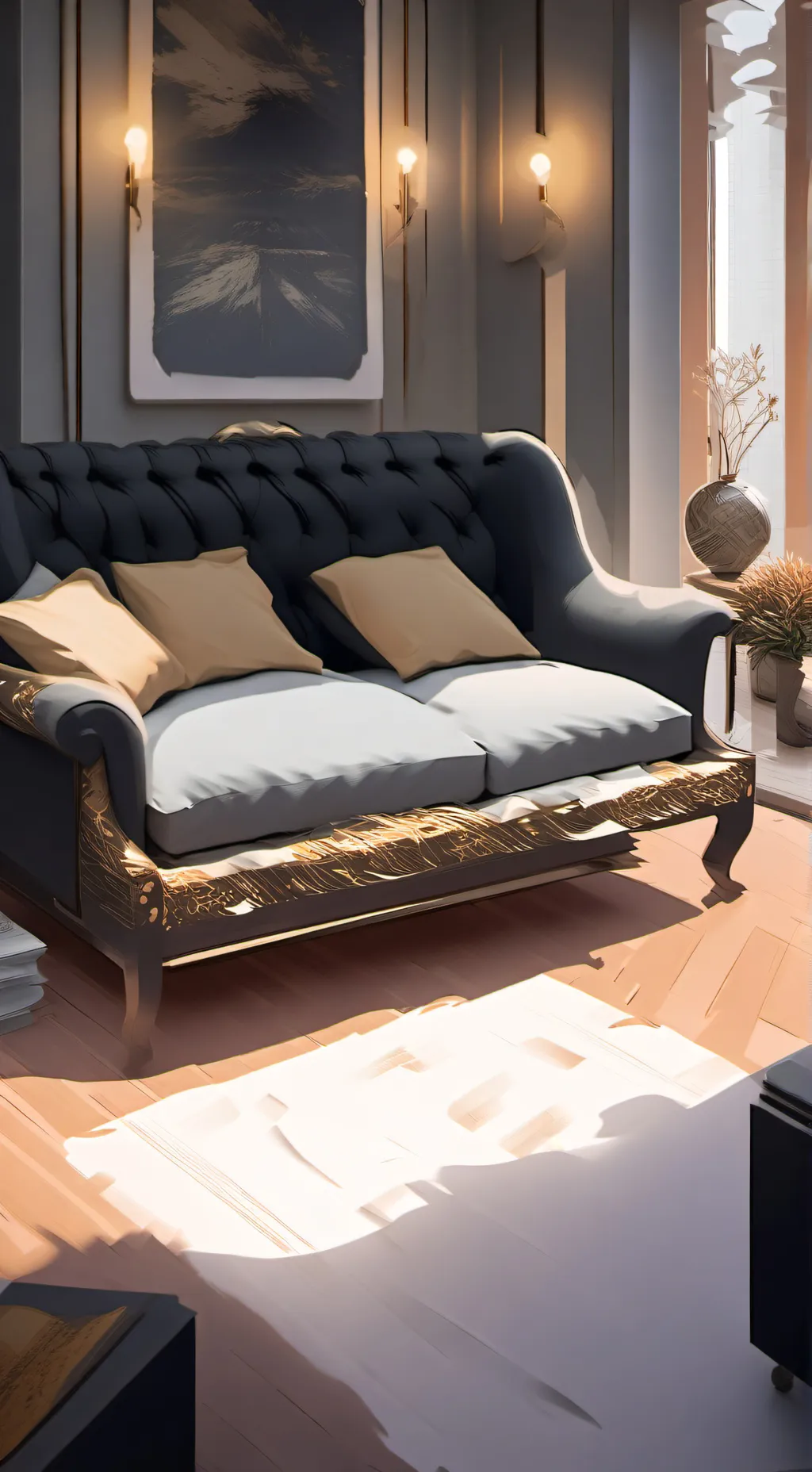 ai character: продолжен background