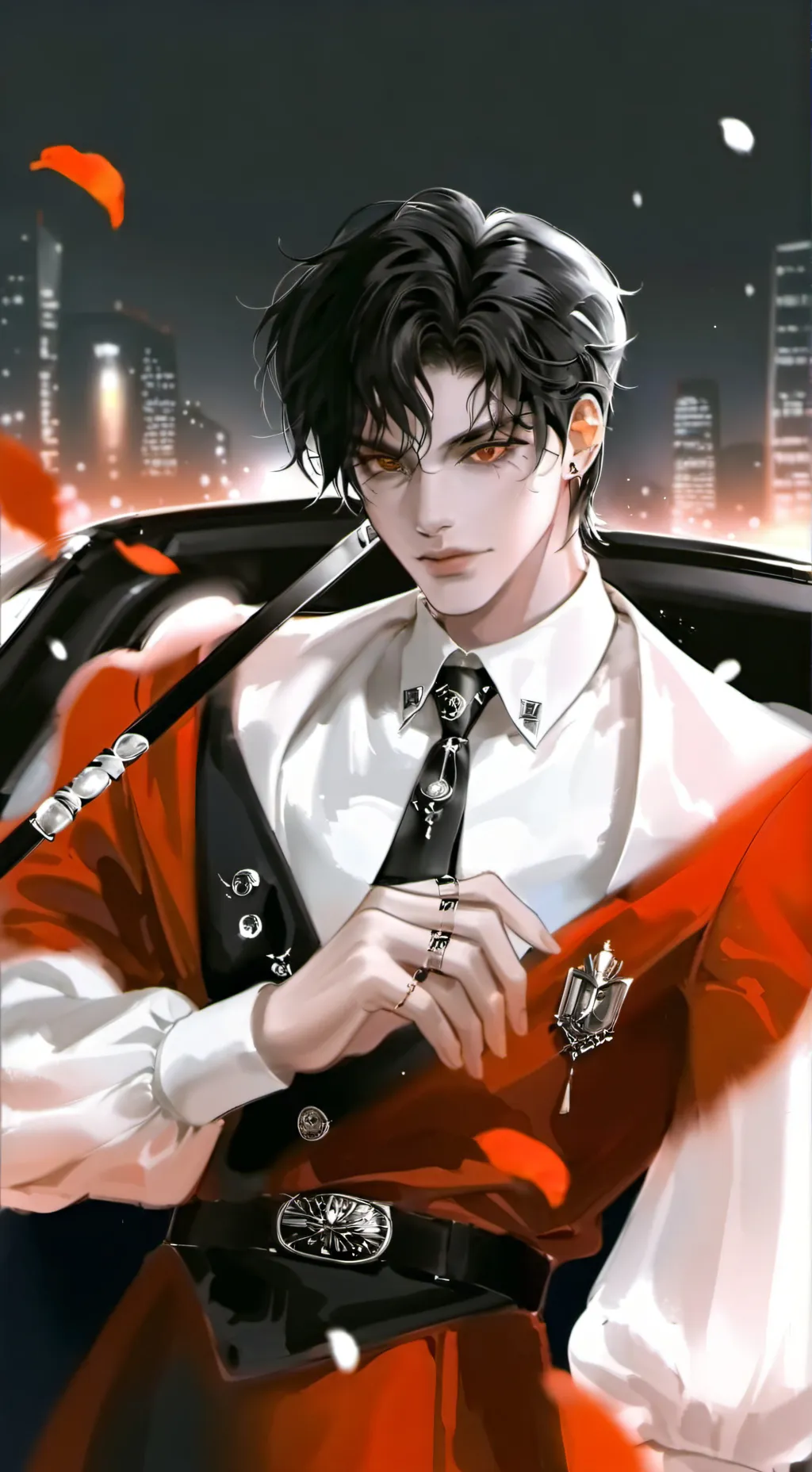 ai character: raegan👍👍 background